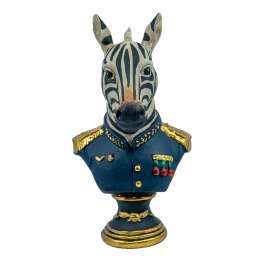Zebra i armé uniform