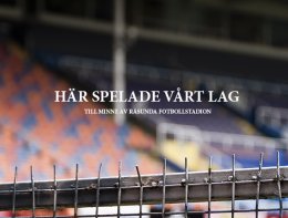 Råsunda fotbollstadion fotobok Henrik Kullberger AIK