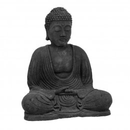 Buddha svart sten